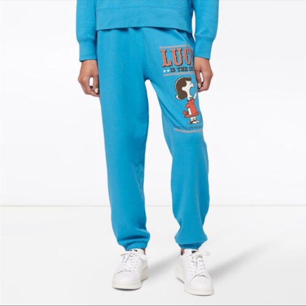 Peanuts X The Gym Pants Marc Jacob's Lucy Blue